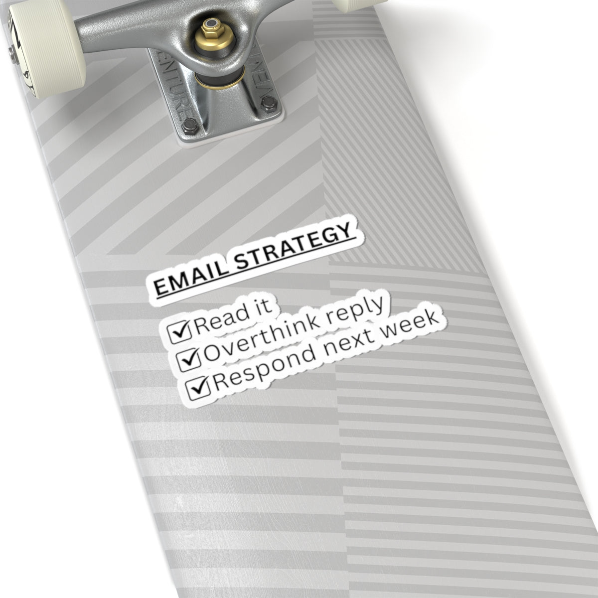 Email Strategy Sticker | Funny Checklist Humor