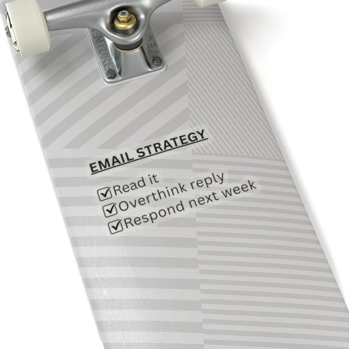 Email Strategy Sticker | Funny Checklist Humor